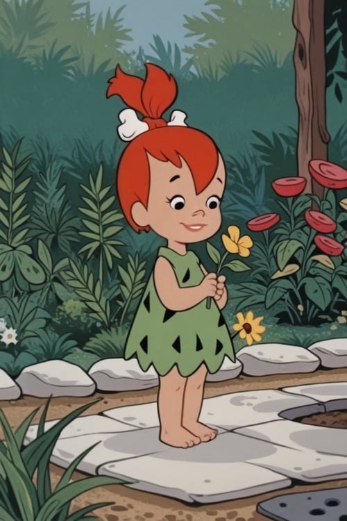 Pebbles Flinstone from The Flintstones. by Oliver DR on Tensor.Art
