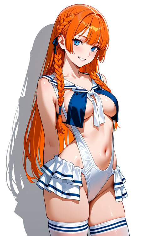 Women's clothing - Monokini + sailor collar by DR-pelli on Tensor.Art
