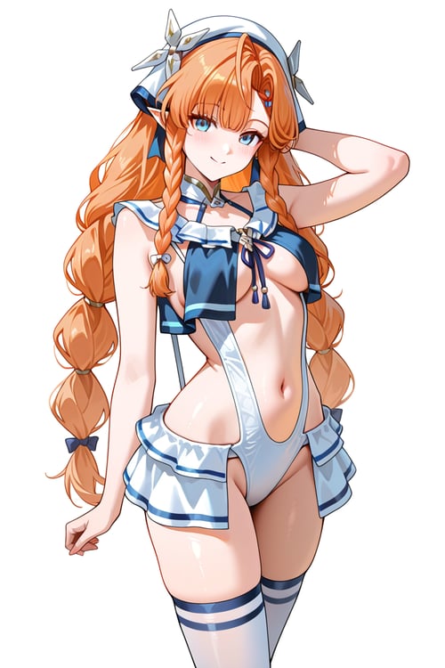 Women's clothing - Monokini + sailor collar by DR-pelli on Tensor.Art