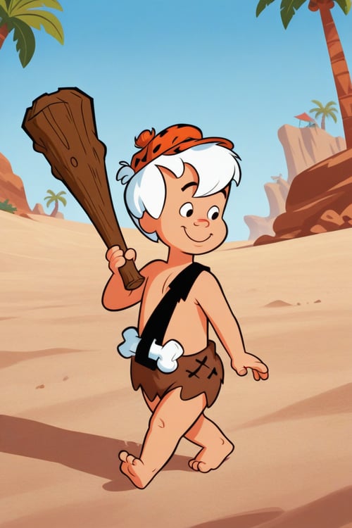 Bamm-Bamm Rubble from The Flintstones. by Oliver DR on Tensor.Art