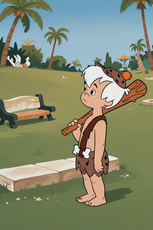 Bamm-Bamm Rubble from The Flintstones. by Oliver DR on Tensor.Art