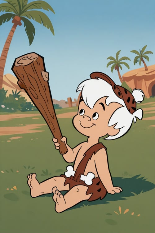 Bamm-Bamm Rubble from The Flintstones. by Oliver DR on Tensor.Art