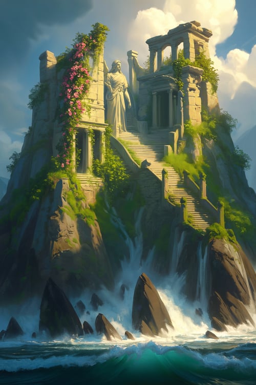 Raja Nandepu - Artist Style - Backgrounds by Azriaelis on Tensor.Art