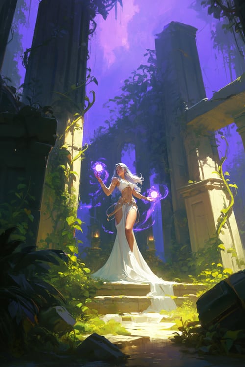 Raja Nandepu - Artist Style - Backgrounds by Azriaelis on Tensor.Art