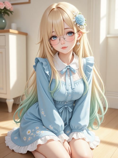二次元少女 by 風に乗って北へ行きたい on Tensor.Art