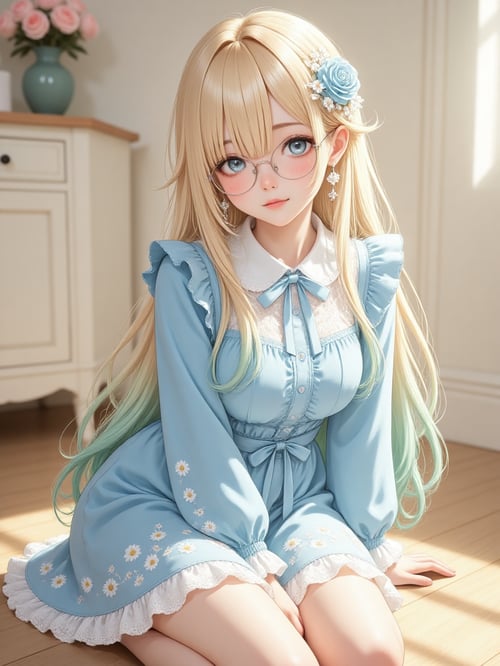 二次元少女 by 風に乗って北へ行きたい on Tensor.Art