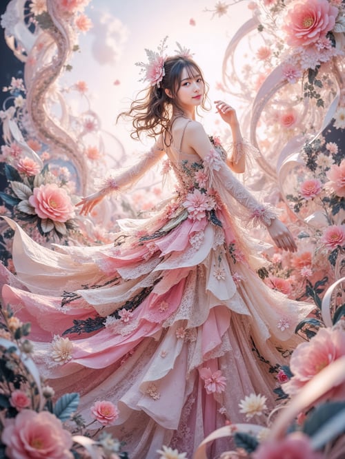 Ethereal Floral Fashion Flux LoRA by Irman Franklin  on Tensor.Art