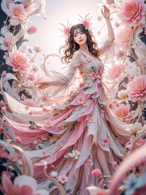 Ethereal Floral Fashion Flux LoRA by Irman Franklin  on Tensor.Art