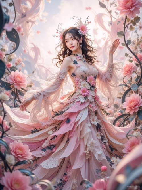 Ethereal Floral Fashion Flux LoRA by Irman Franklin  on Tensor.Art