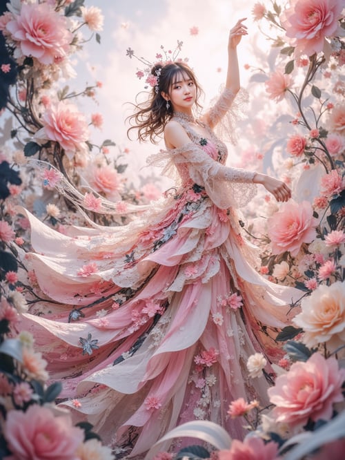Ethereal Floral Fashion Flux LoRA by Irman Franklin  on Tensor.Art