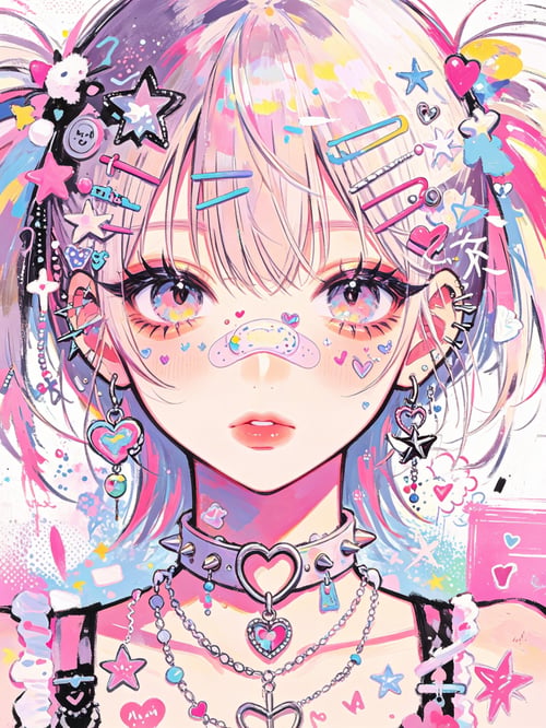 Japanese anime Y2K sweet & cool girl by One thought on Tensor.Art