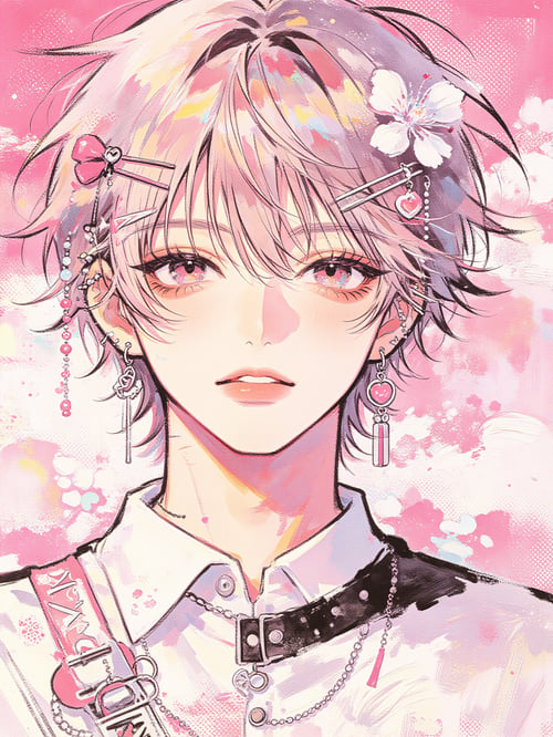 Japanese anime Y2K sweet & cool girl by One thought on Tensor.Art