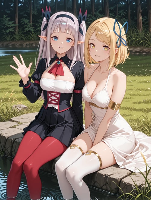 Rurushi Ru and Tia from Isekai Nonbiri Nouka by DoGoaTigeRabbiTurtlEagle on Tensor.Art
