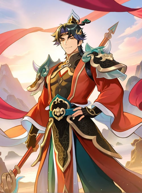(王者荣耀)-赵云-飞龙神将/HONOR OF KINGS-ZhaoYun by 晴天 on Tensor.Art