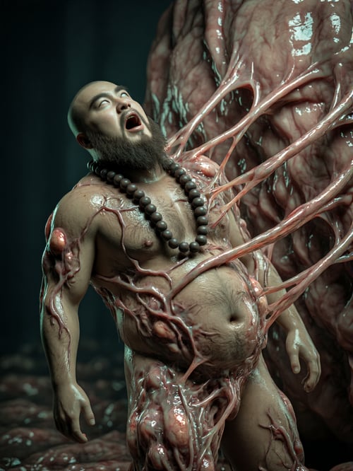 鲁智深body horror(Chroma) by Assimilate Bear on Tensor.Art