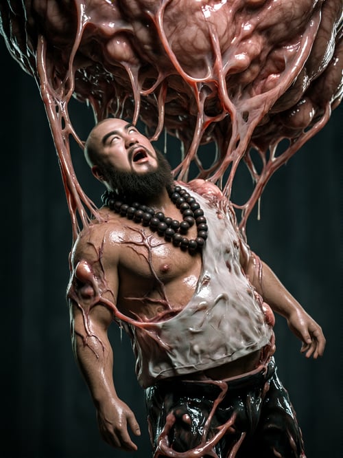 鲁智深body horror(Chroma) by Assimilate Bear on Tensor.Art