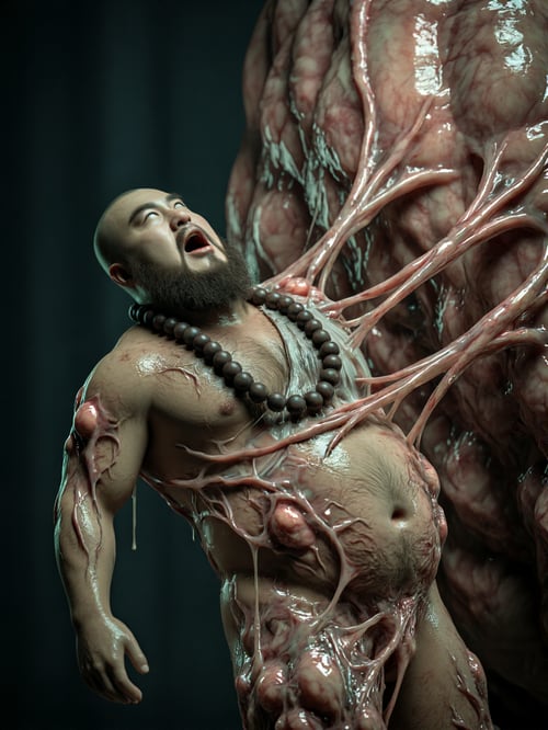 鲁智深body horror(Chroma) by Assimilate Bear on Tensor.Art