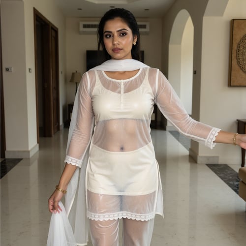 Wet Transparen Salwar Kameez by Sid Evari on Tensor.Art