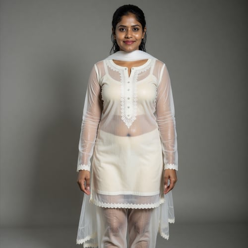 Wet Transparen Salwar Kameez by Sid Evari on Tensor.Art