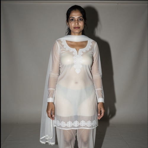 Wet Transparen Salwar Kameez by Sid Evari on Tensor.Art