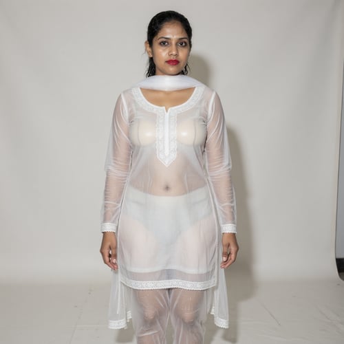 Wet Transparen Salwar Kameez by Sid Evari on Tensor.Art