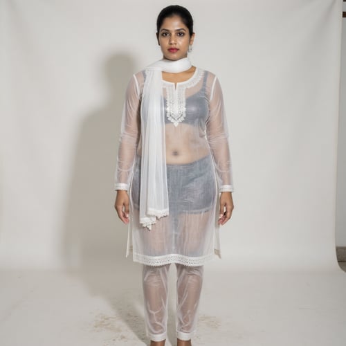 Wet Transparen Salwar Kameez by Sid Evari on Tensor.Art
