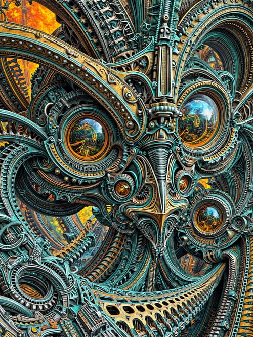 ELDRITCH EYE OF CREATION by Alvin Art on Tensor.Art