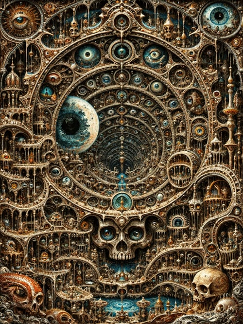 Gothic Fractal Eye Kingdom by Bolone Maklut astral on Tensor.Art