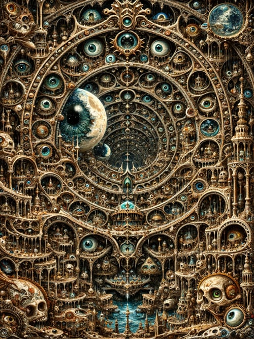Gothic Fractal Eye Kingdom by Bolone Maklut astral on Tensor.Art