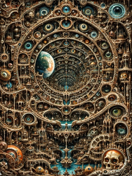 Gothic Fractal Eye Kingdom by Bolone Maklut astral on Tensor.Art