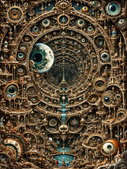 Gothic Fractal Eye Kingdom by Bolone Maklut astral on Tensor.Art