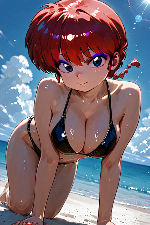 三角ビキニアイシャドウ by らび@kiyoka_succubus on Tensor.Art