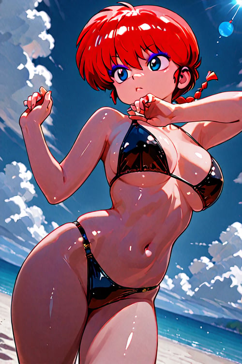 三角ビキニアイシャドウ by らび@kiyoka_succubus on Tensor.Art