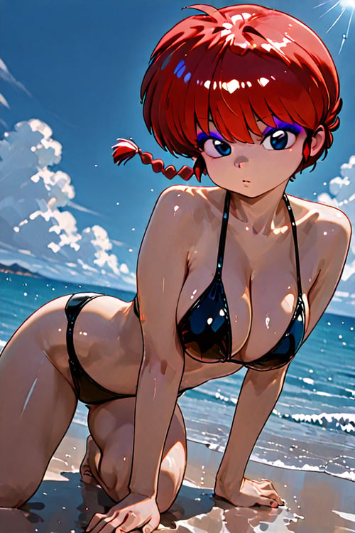 三角ビキニアイシャドウ by らび@kiyoka_succubus on Tensor.Art