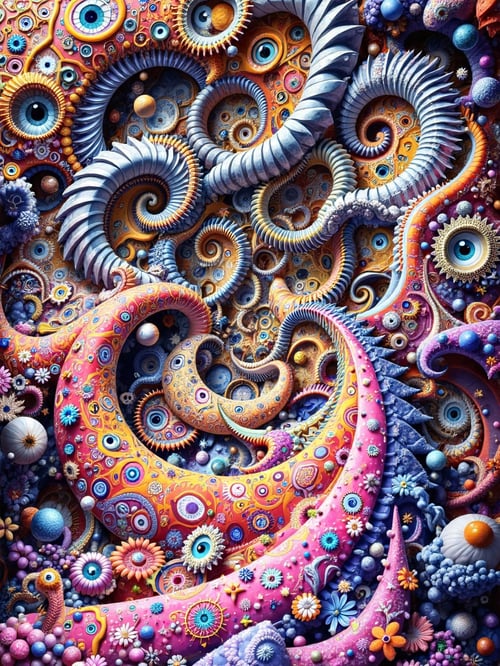 Infinite Fractal Cosmos by Bolone Maklut astral on Tensor.Art