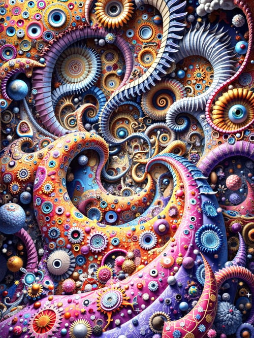 Infinite Fractal Cosmos by Bolone Maklut astral on Tensor.Art