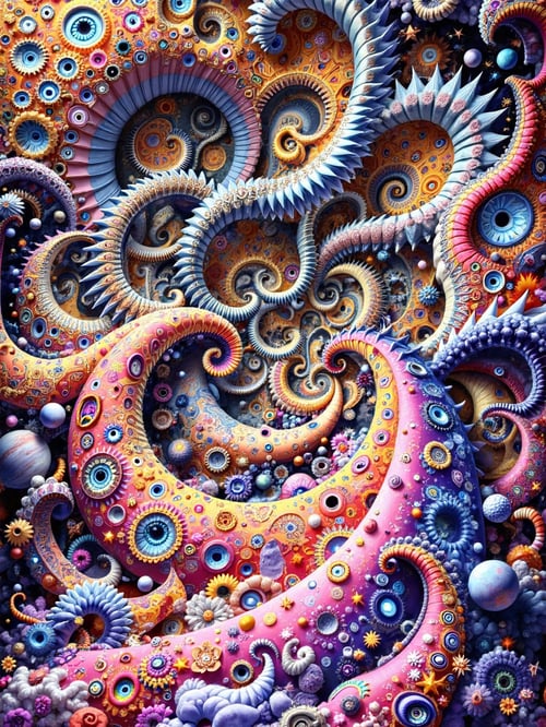 Infinite Fractal Cosmos by Bolone Maklut astral on Tensor.Art