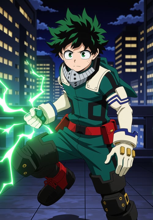 Deku & Denki - Hero Academia - [Commission] by 25kkai on Tensor.Art