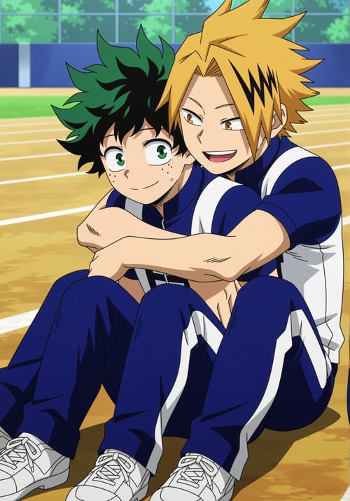 Deku & Denki - Hero Academia - [Commission] by 25kkai on Tensor.Art