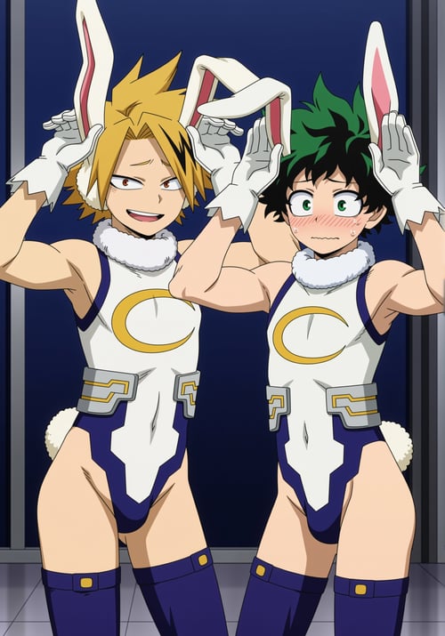 Deku & Denki - Hero Academia - [Commission] by 25kkai on Tensor.Art