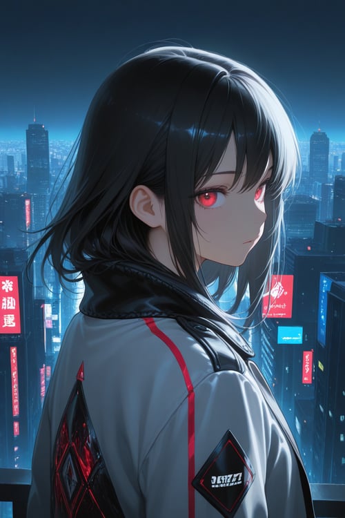 White, Black & Red (Style) by VIA_AI on Tensor.Art