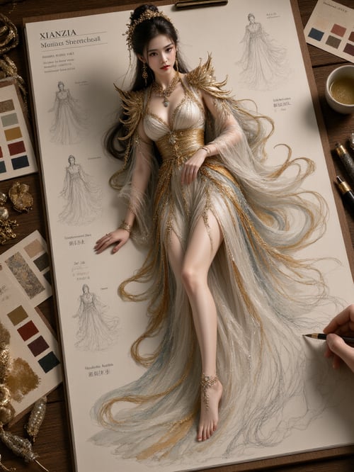Xianxia Sketch Couture by Irman Franklin on Tensor.Art