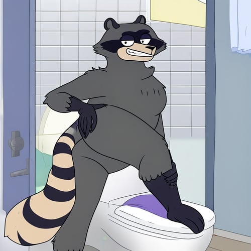 Raccoon (Housebroken) by Xposing_Organisms on Tensor.Art