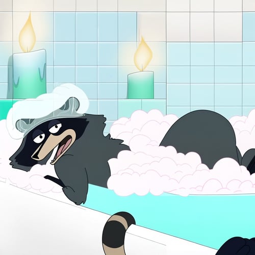 Raccoon (Housebroken) by Xposing_Organisms on Tensor.Art