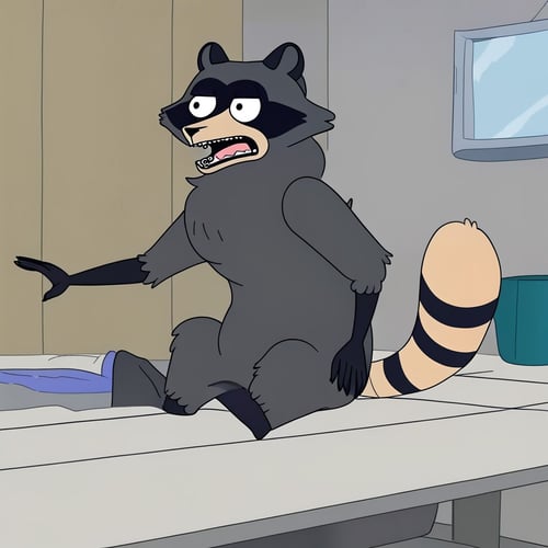 Raccoon (Housebroken) by Xposing_Organisms on Tensor.Art