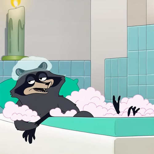 Raccoon (Housebroken) by Xposing_Organisms on Tensor.Art