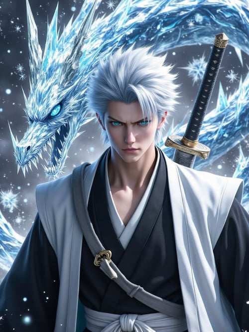 Toshiro Hitsugaya - Bleach by Irman Franklin on Tensor.Art