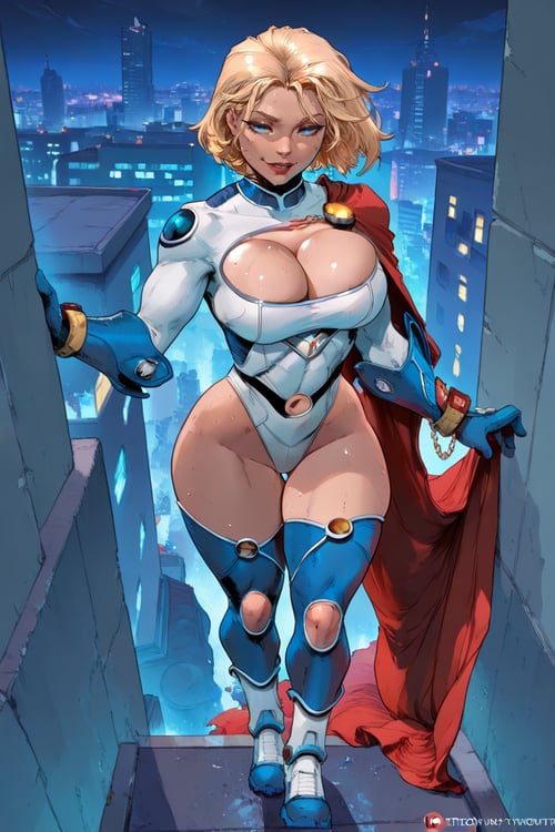 Power Girl | Ame-Comi | by san on Tensor.Art