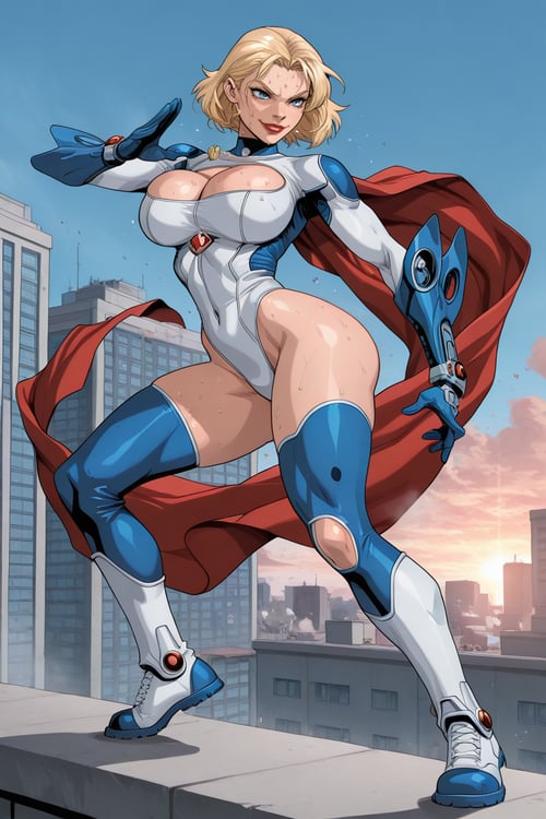 Power Girl | Ame-Comi | by san on Tensor.Art