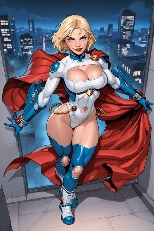 Power Girl | Ame-Comi | by san on Tensor.Art
